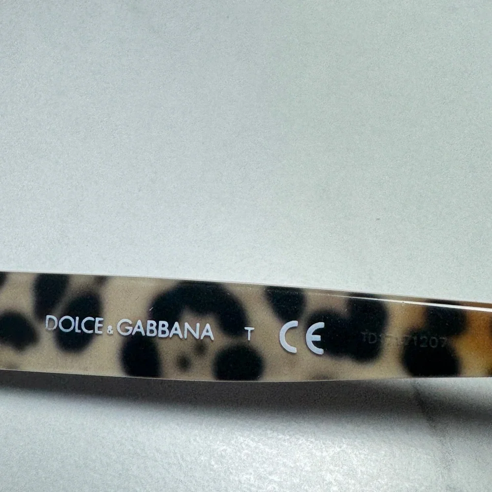 Dolce & Gabbana DG 3208 2882 Burgundy Leopard Print Eyeglasses Frames 52-17-140